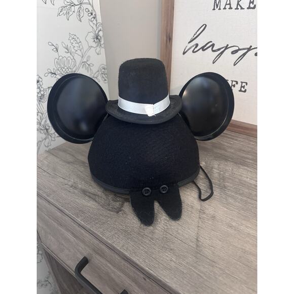 Disney Mickey Mouse Ears Groom Hat Cap Wedding Party Favor Tuxedo with Coattails - Picture 3 of 3